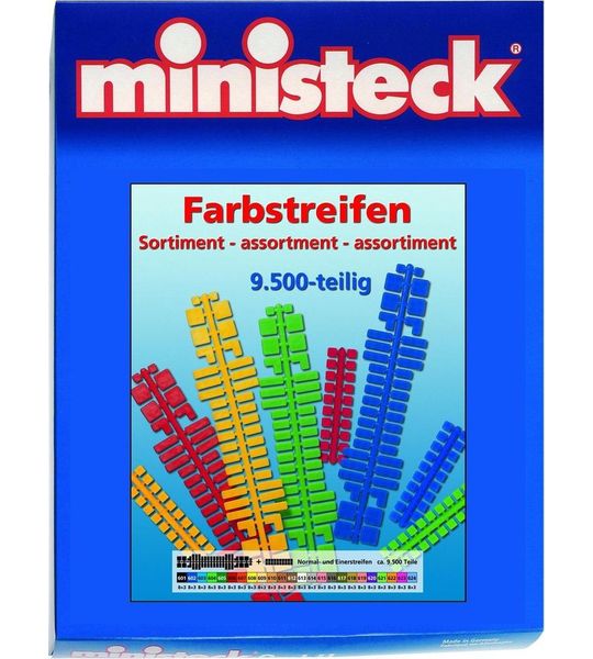 Ministeck - Kleurstrips Assortiment (9500 Stukjes)