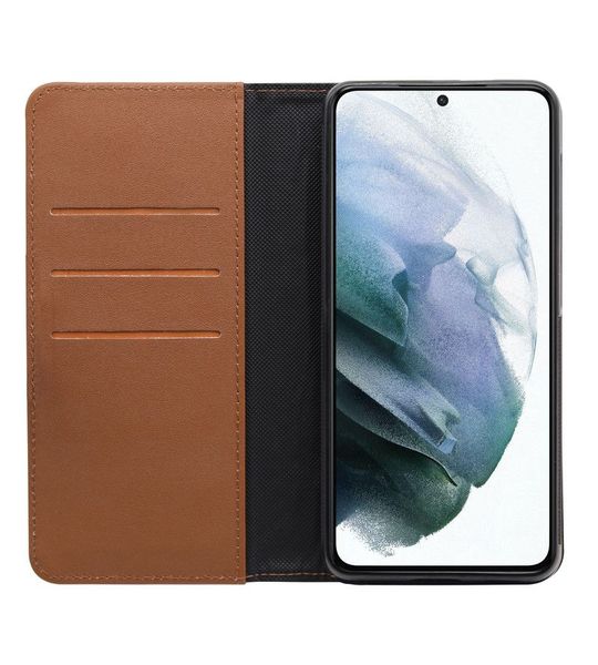 BlueBuilt Samsung S21 Book Case Bruin