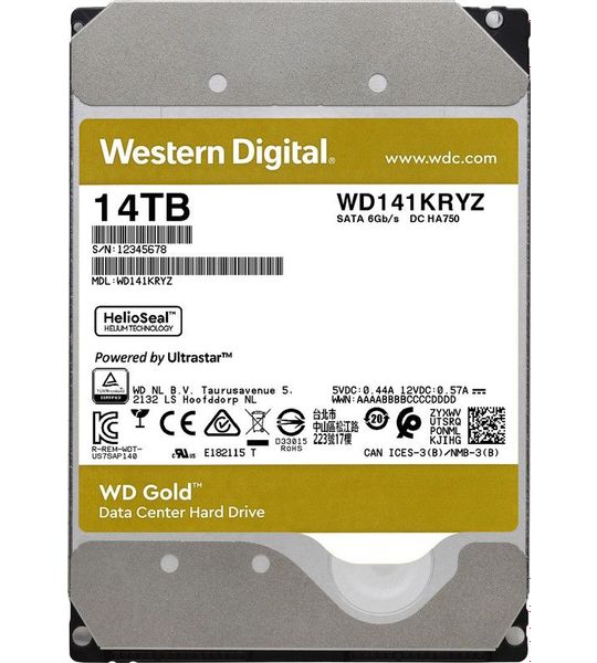 WD Gold WD141KRYZ 14TB