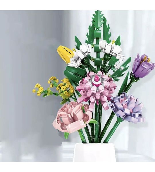 (Compatible met lego) Sembo Block florist bosbloemem bloemen bouwblokjes Compatible met Lego