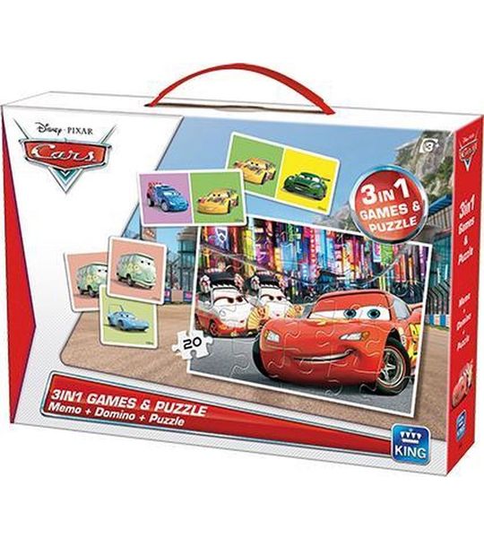 Disney 3in1 Games+Puzzle Cars2