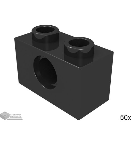 LEGO 3700 Zwart 50 stuks