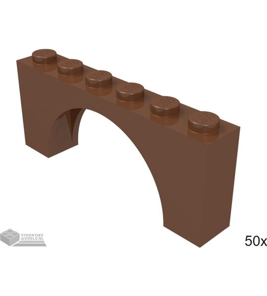 LEGO 15254 Roodbruin 50 stuks