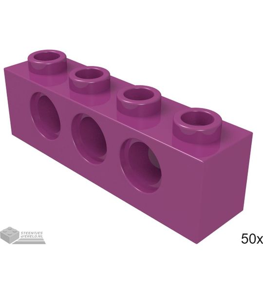 LEGO 3701 Magenta 50 stuks