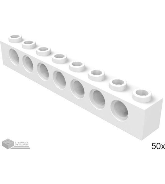 LEGO 3702 Wit 50 stuks