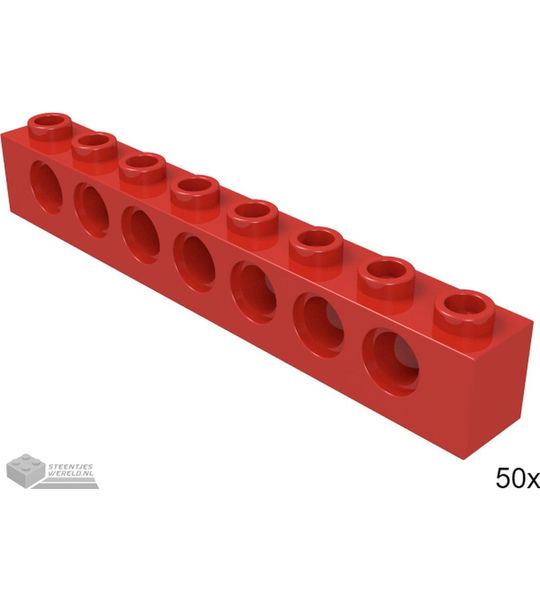 LEGO 3702 Rood 50 stuks