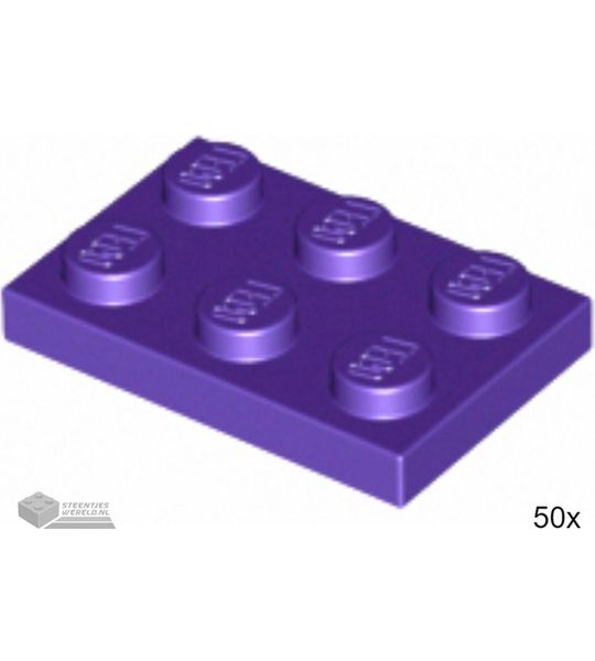 LEGO 3021 Donkerpaars 50 stuks