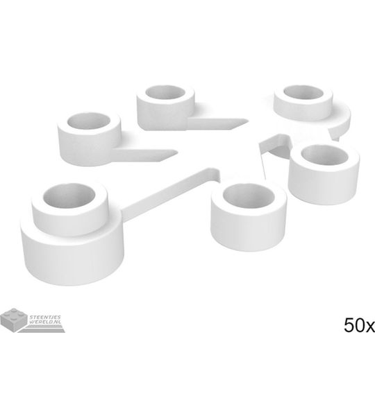 LEGO 2423 Wit 50 stuks