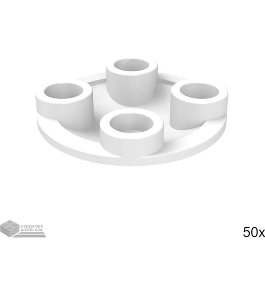 LEGO 2654 Wit 50 stuks