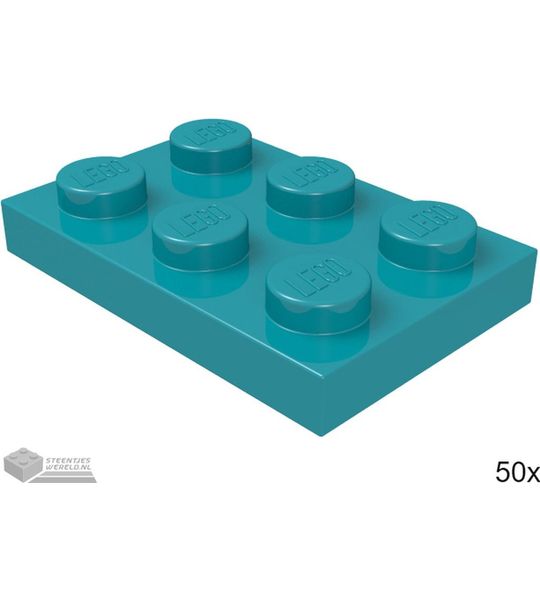 LEGO 3021 Donker Turquoise 50 stuks
