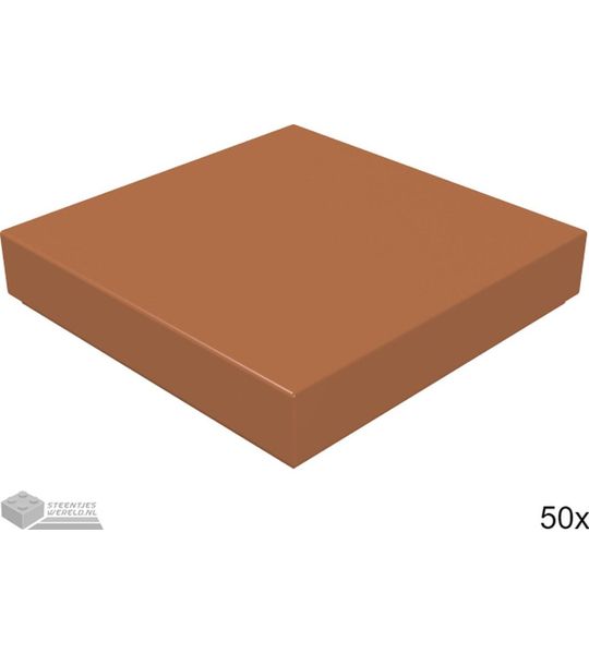 LEGO 3068b Donker oranje 50 stuks
