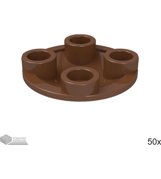 LEGO 2654 Roodbruin 50 stuks