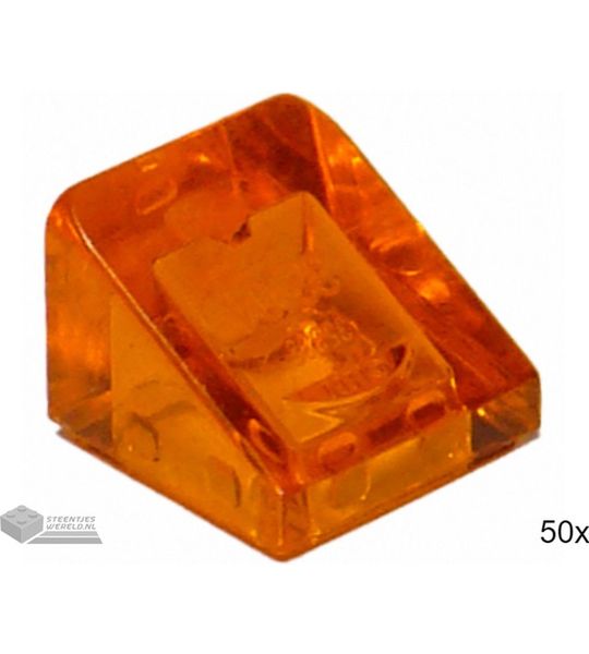 LEGO 54200 Doorzichtig oranje 50 stuks