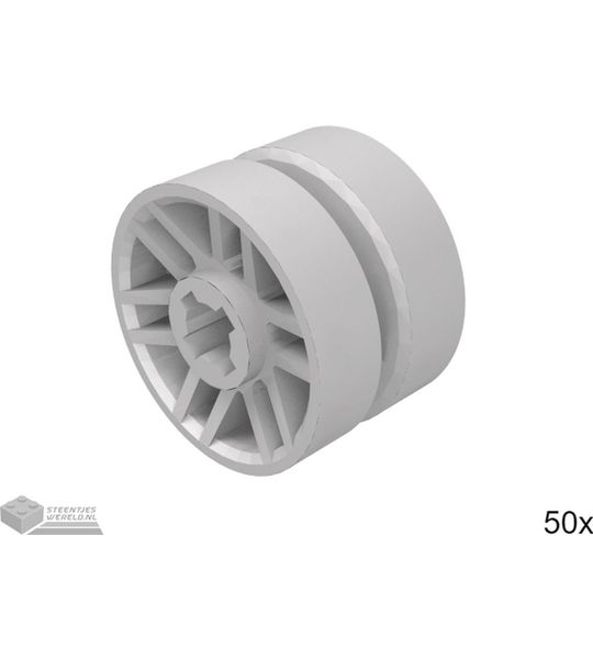 LEGO 11208 Plat zilver 50 stuks