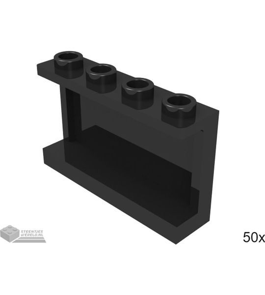 LEGO 14718 Zwart 50 stuks