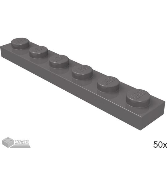 LEGO 3666 Donker blauwgrijs 50 stuks