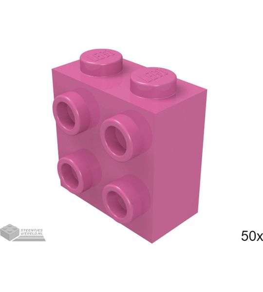 LEGO 22885 Donkerroze 50 stuks