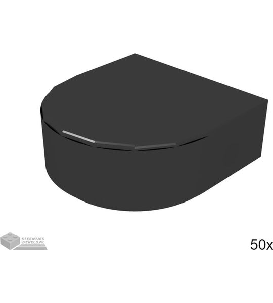 LEGO 24246 Zwart 50 stuks