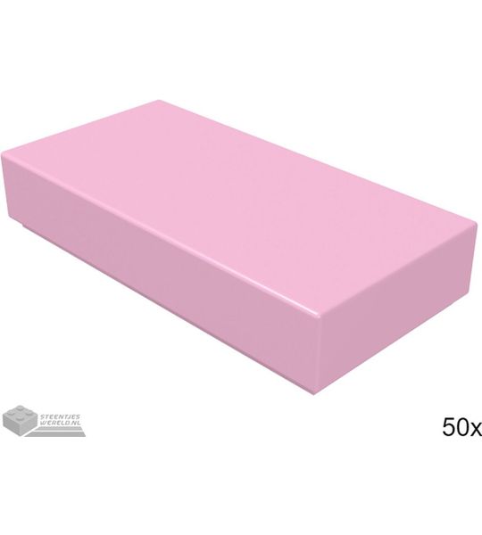 LEGO 3069b Fel roze 50 stuks