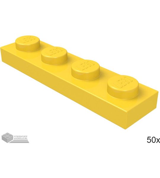 LEGO 3710 Geel 50 stuks