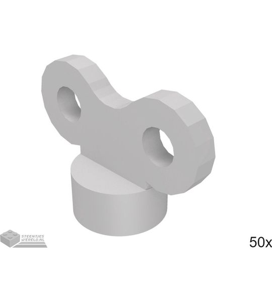 LEGO 98375 Plat zilver 50 stuks