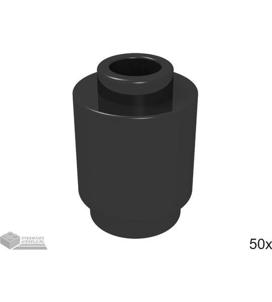 LEGO 3062b Zwart 50 stuks