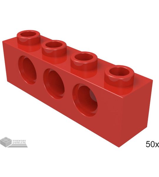LEGO 3701 Rood 50 stuks