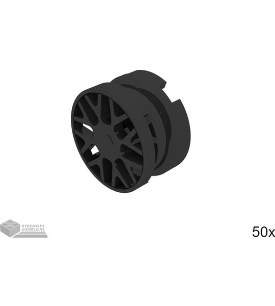 LEGO 93595 Zwart 50 stuks