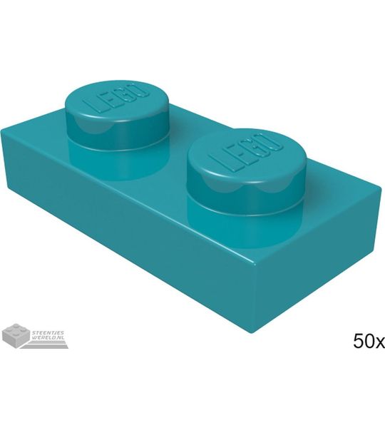 LEGO 3023 Donker Turquoise 50 stuks