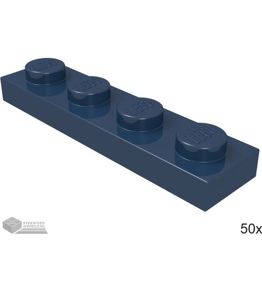 LEGO 3710 Donkerblauw 50 stuks