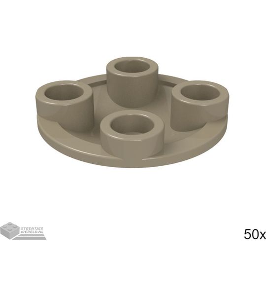 LEGO 2654 Donker tan 50 stuks