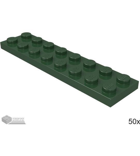 LEGO 3034 Donkergroen 50 stuks