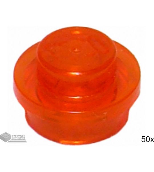LEGO 4073 Doorzichtig neon oranje 50 stuks