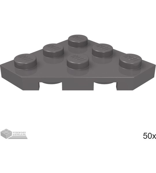 LEGO 2450 Donker blauwgrijs 50 stuks