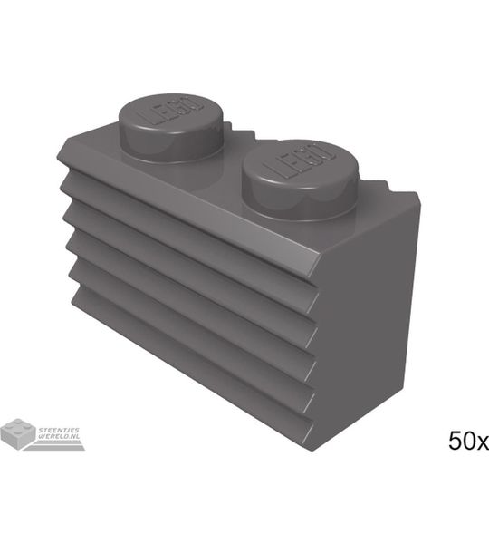 LEGO 2877 Donker blauwgrijs 50 stuks