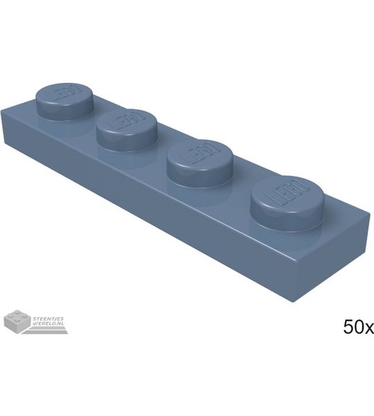 LEGO 3710 Zandblauw 50 stuks