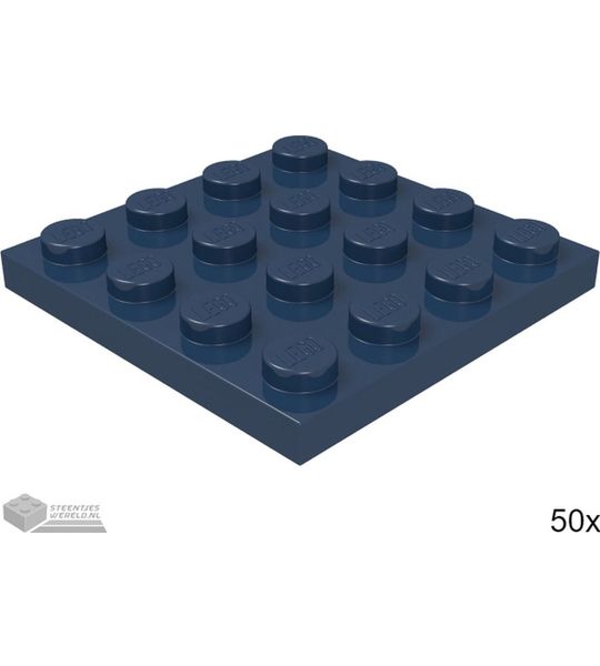 LEGO 3031 Donkerblauw 50 stuks