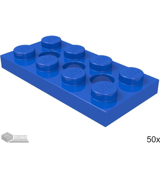 LEGO 3709b Blauw 50 stuks