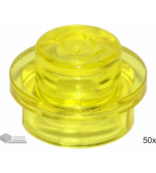 LEGO 4073 Doorzichtig geel 50 stuks