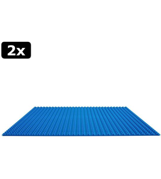 2x Lego Classic 10714 Blauwe Basisplaat