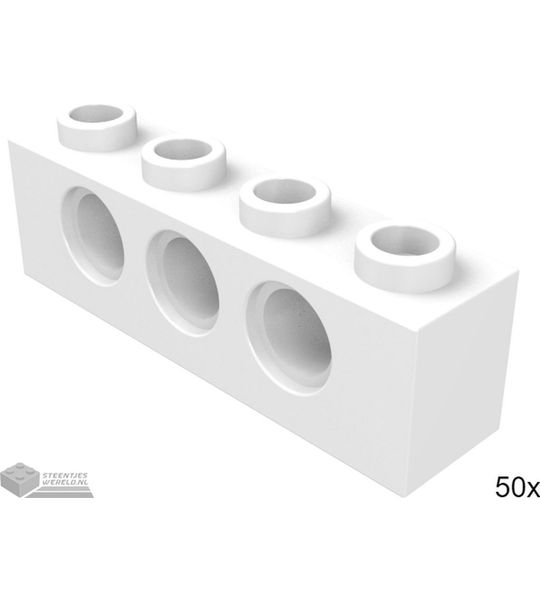 LEGO 3701 Wit 50 stuks