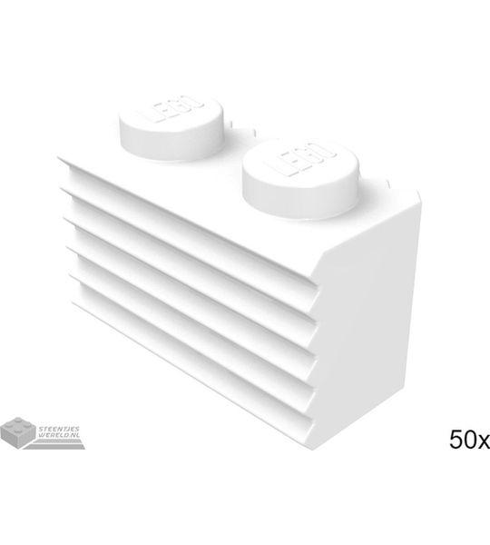 LEGO 2877 Wit 50 stuks