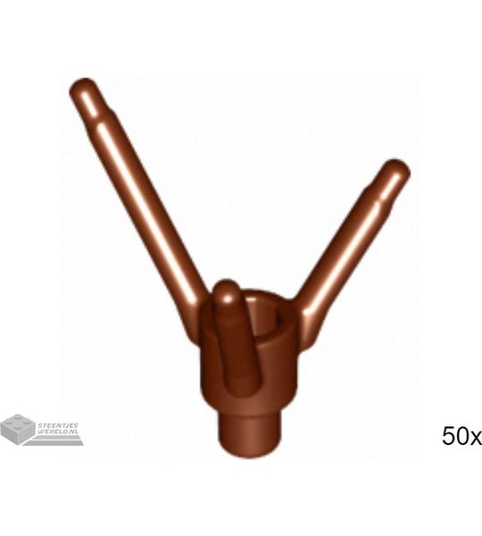 LEGO 24855 Roodbruin 50 stuks