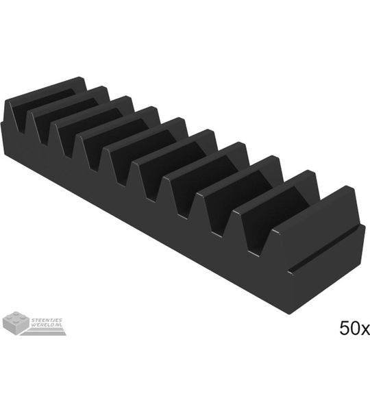 LEGO 3743 Zwart 50 stuks