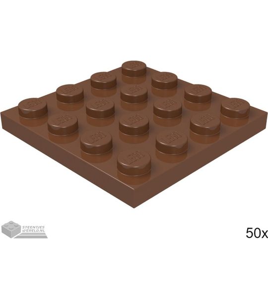 LEGO 3031 Roodbruin 50 stuks