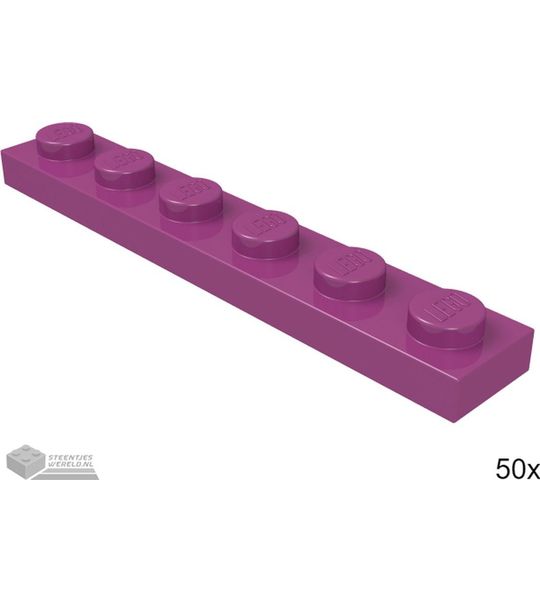LEGO 3666 Magenta 50 stuks