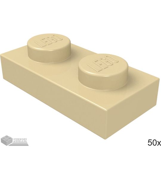 LEGO 3023 Tan 50 stuks