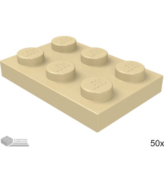 LEGO 3021 Tan 50 stuks