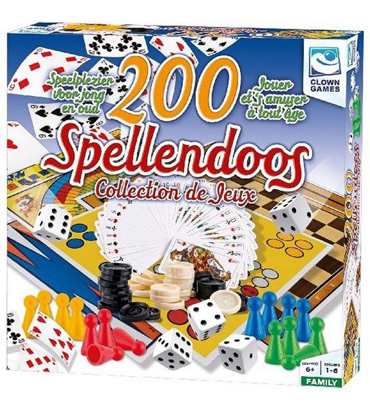 Clown Games Spellendoos 200-delig NL/FR