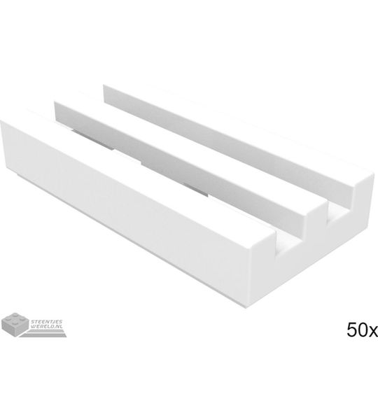 LEGO 2412b Wit 50 stuks
